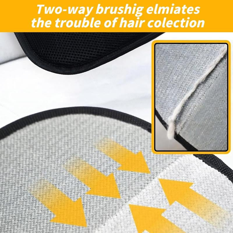 et Grooming Gloves for Dogs & Cats – Double Sided Deshedding & Bathing Glove, Reusable Electrostatic Pet Hair Remover for Furniture, Couch, Carpet & Car Seat – Washing, Grooming & De-Shedding Mitt